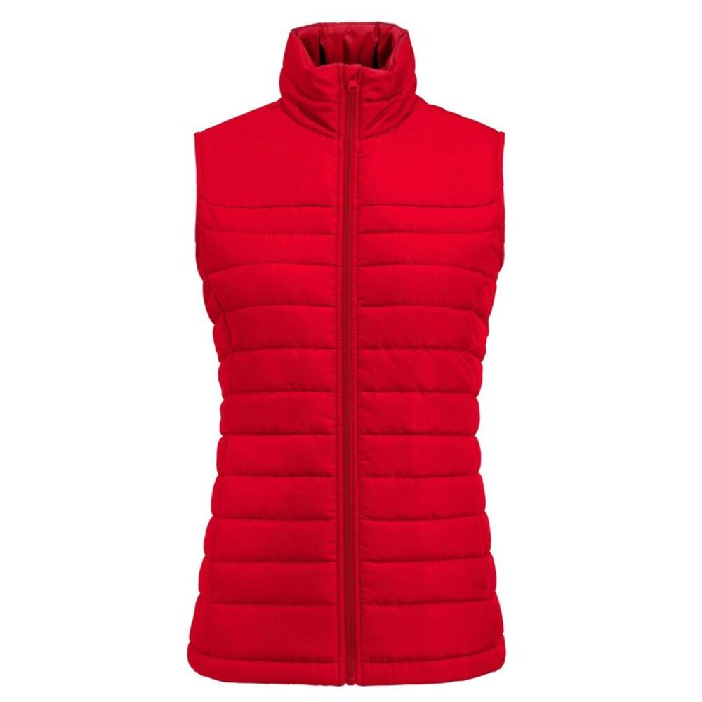 James Harvest Womens/Ladies Arches Padded Bust Vest / Red